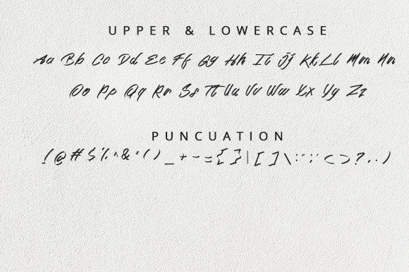 Qonjungtion Font Poster 7
