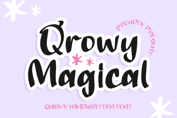 Qrowy Magical Font Poster 1