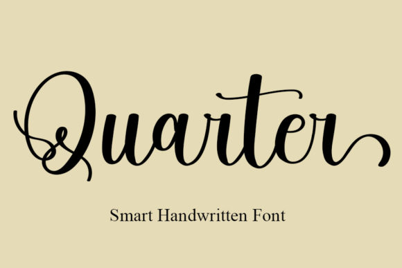 Quarter Font