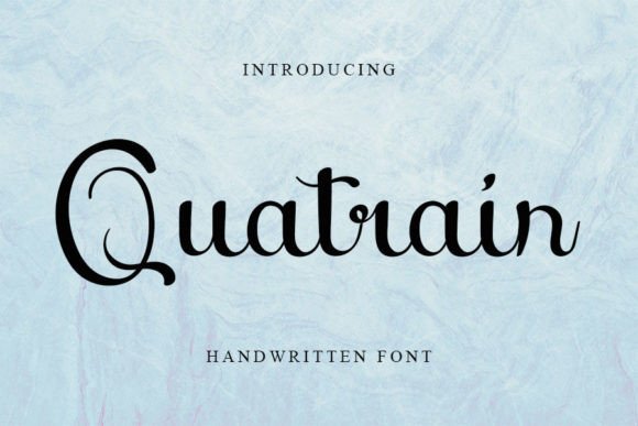 Quatrain Font