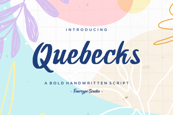 Quebecks Font Poster 1
