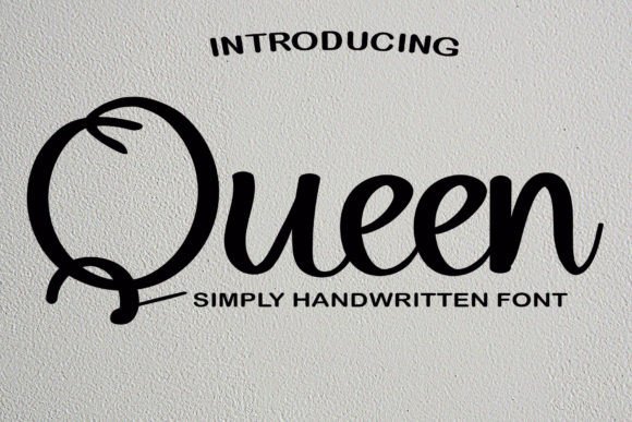 Queen Font Poster 1