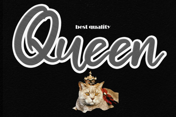 Queen Font Poster 1