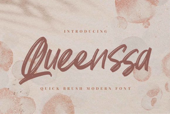 Queenssa Font Poster 1