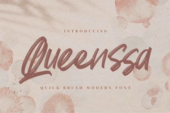 Queenssa Font Queenssa Font Poster 1