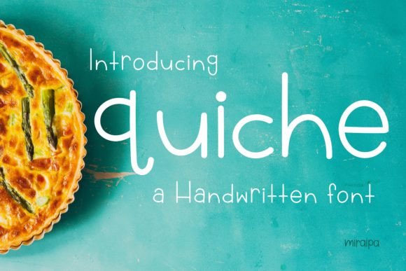 Quiche Font Poster 1
