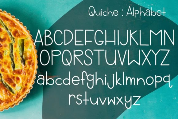 Quiche Font Poster 3