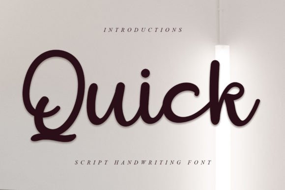 Quick Font Poster 1