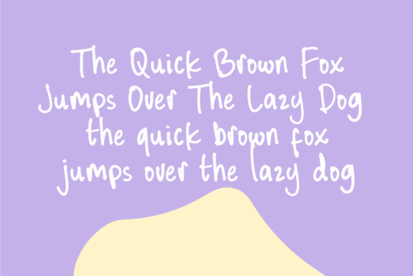 Quickbrown Font Poster 2