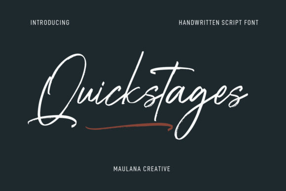 Quickstages Font Poster 1