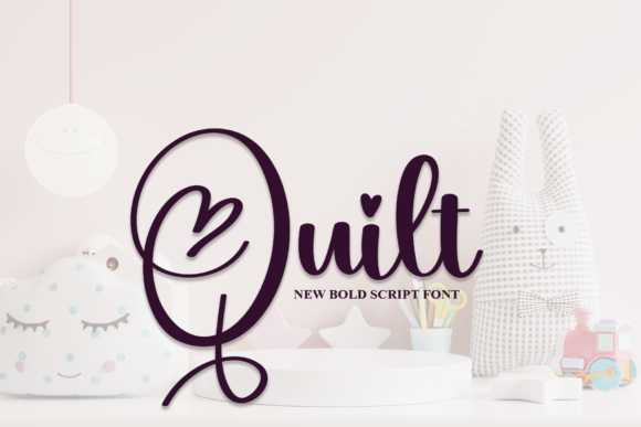 Quilt Font Poster 1