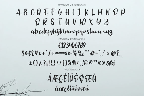 Quilting Font Poster 6