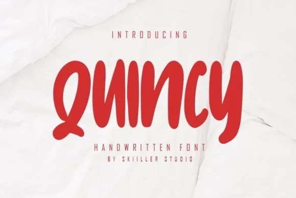 Quincy Font Quincy Font Poster 1