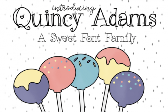 Quincy Adams Font Poster 1