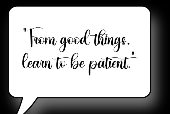 Quotes Font Poster 3