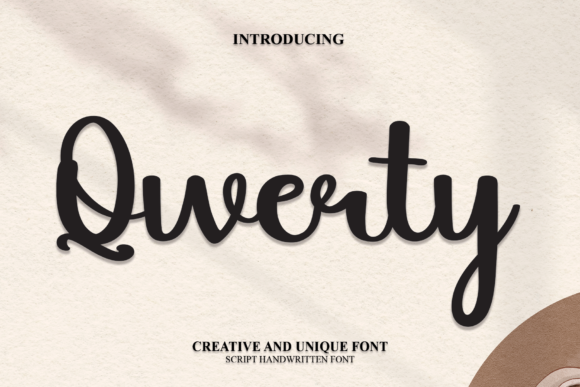 Qwerty Font Poster 1