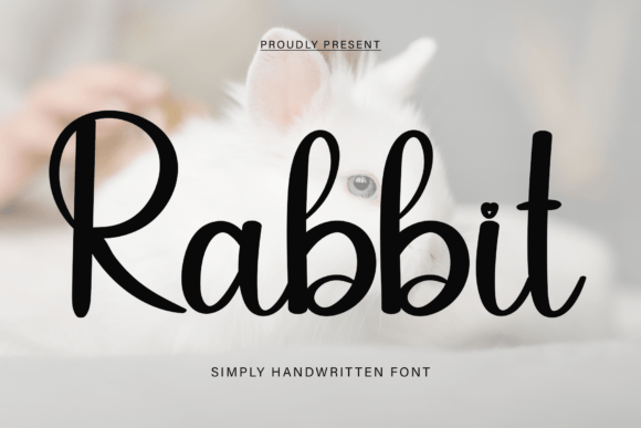 Rabbit Font Poster 1