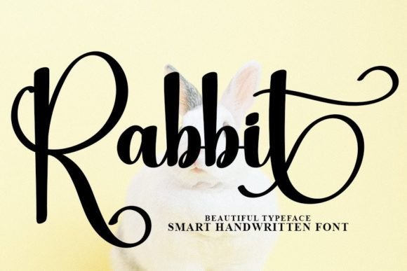 Rabbit Font Poster 1