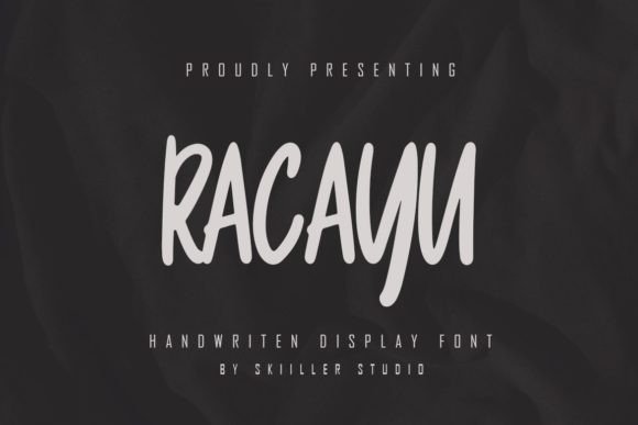Racayu Font Poster 1