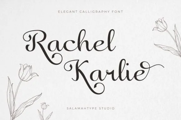 Rachel Karlie Font Poster 1