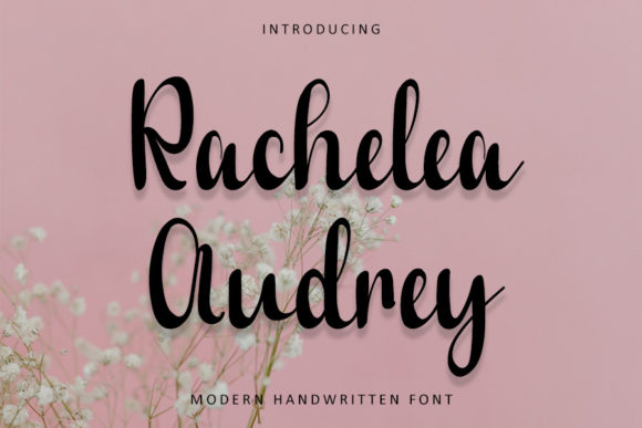 Rachelea Audrey Font Poster 1