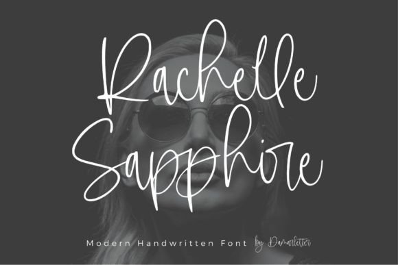 Rachelle Sapphire Font Poster 1