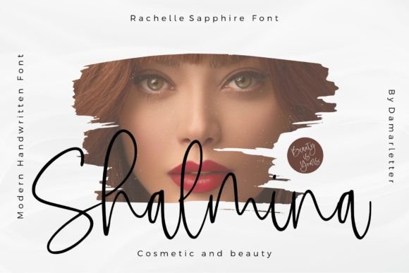 Rachelle Sapphire Font Poster 2