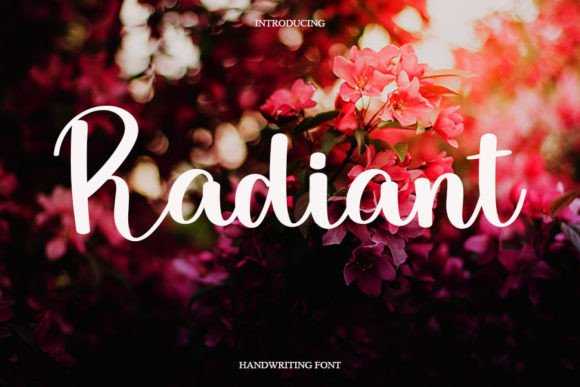 Radiant Font Poster 1