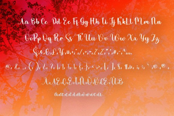Radiant Font Poster 5