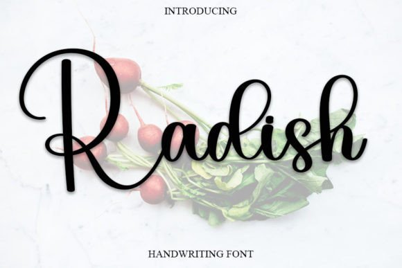 Radish Font