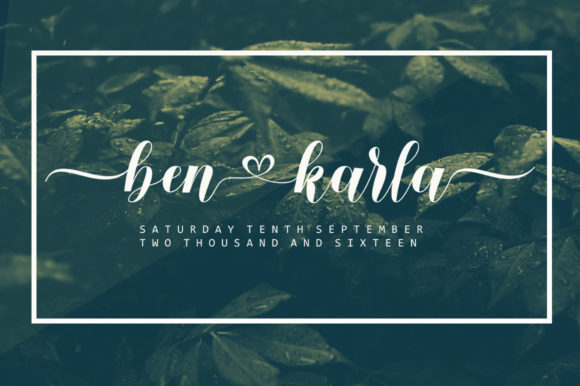 Radley Script Font Poster 3