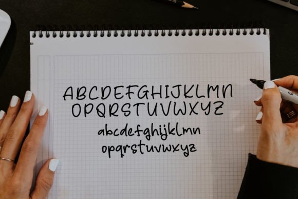 Rafley Notes Font Poster 12