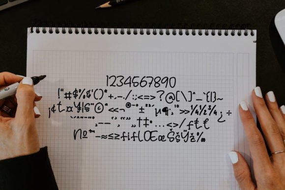 Rafley Notes Font Poster 13