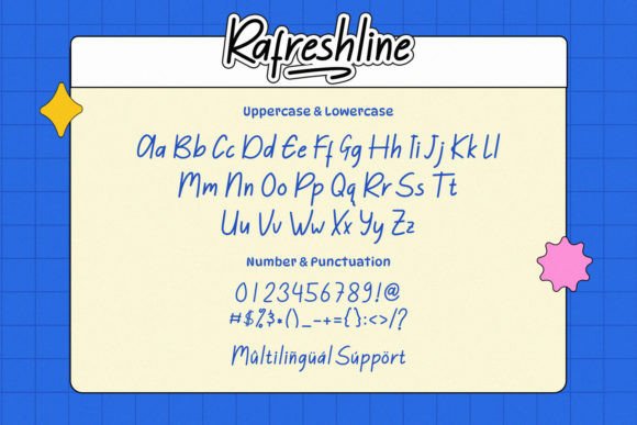 Rafreshline Font Poster 6