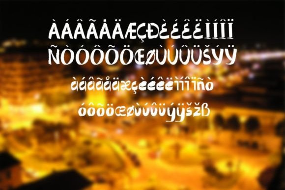 Ragged Font Poster 3