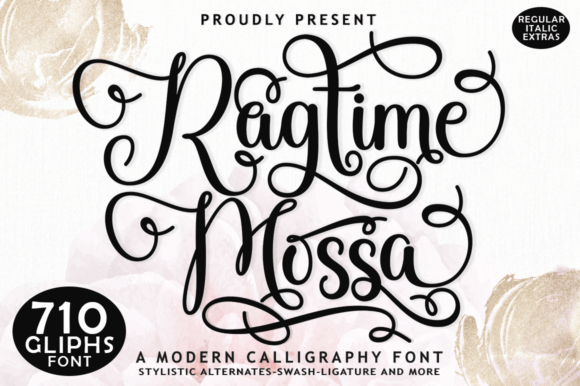 Ragtime Mossa Font Poster 1