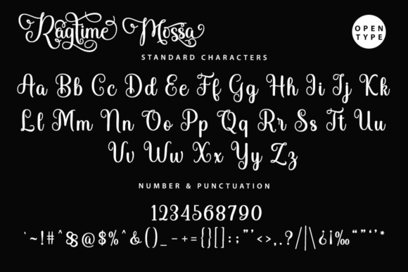 Ragtime Mossa Font Poster 13