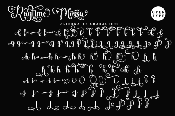 Ragtime Mossa Font Poster 15