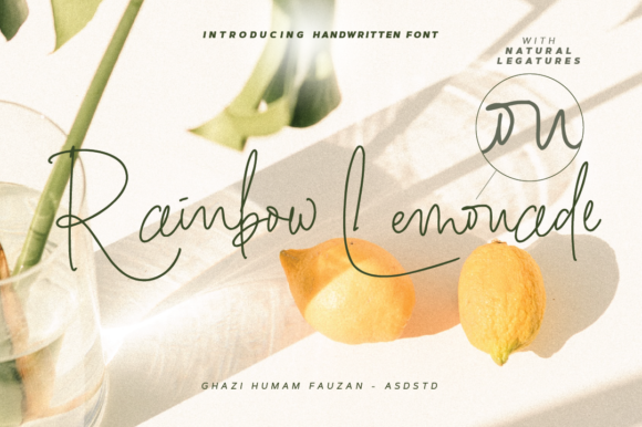 Rainbow Lemonade Font