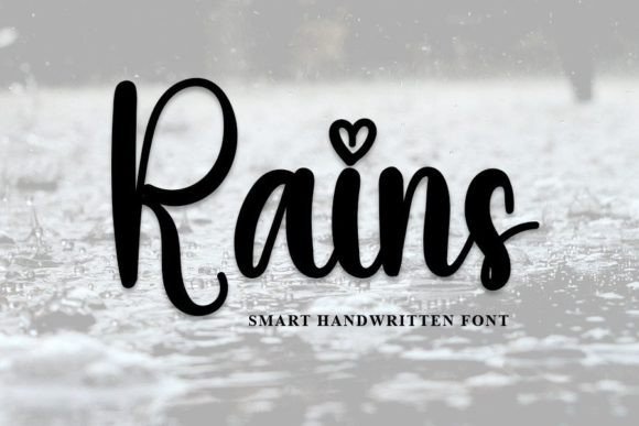 Rains Font Poster 1