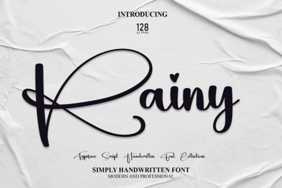 Rainy Font Poster 1