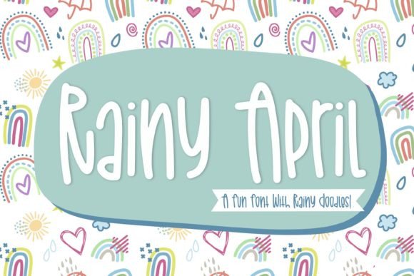Rainy April Font Poster 1