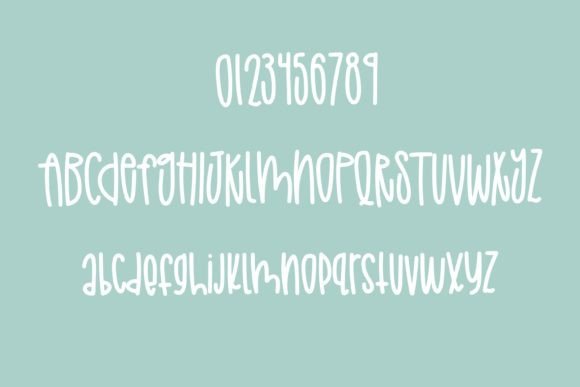 Rainy April Font Poster 2