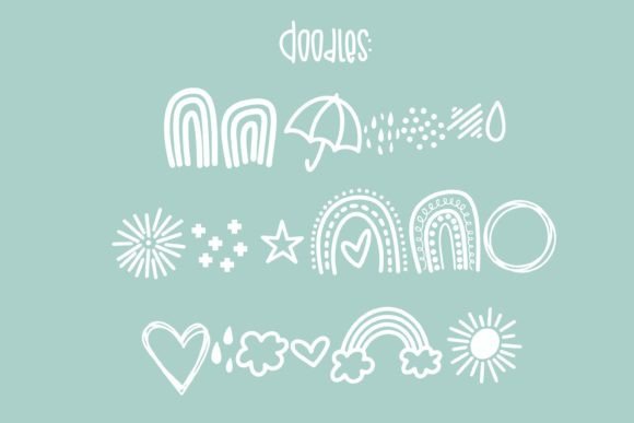 Rainy April Font Poster 3