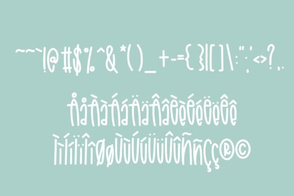 Rainy April Font Poster 4