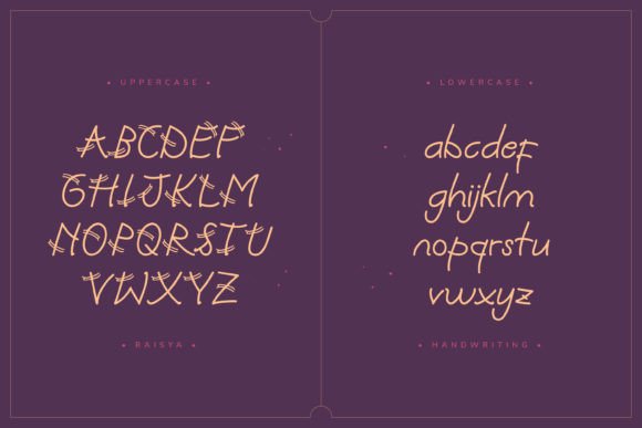 Raisya Font Poster 9