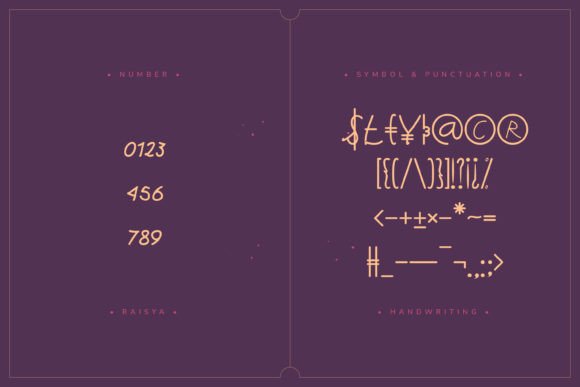 Raisya Font Poster 10