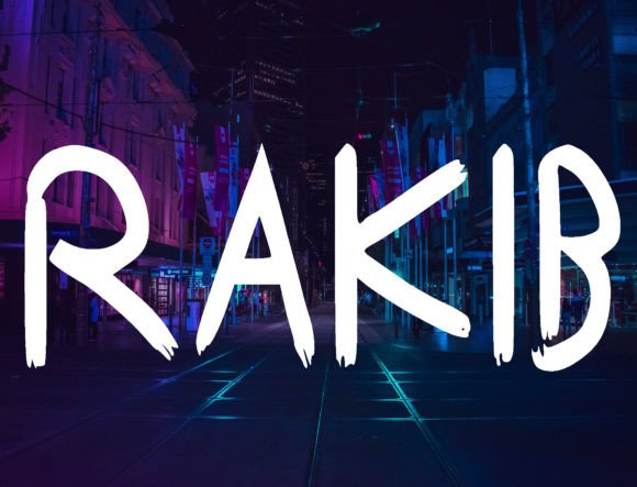 Rakib Font Poster 2
