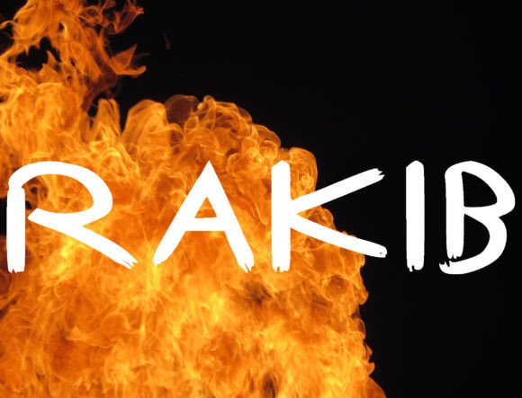 Rakib Font Poster 8
