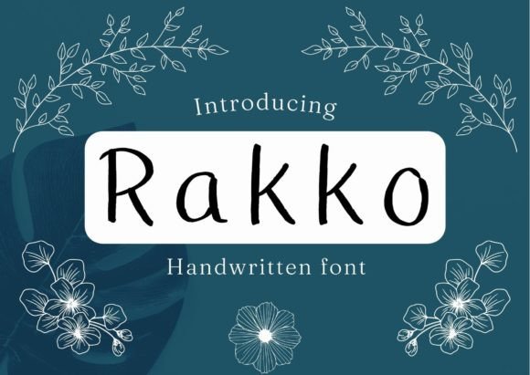 Rakko Font Poster 1